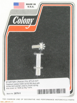 STARTER CRANK PIN STUD KIT